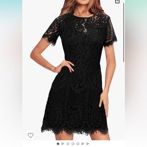 Lace cocktail dress